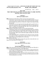 QUY CHẾ THỰC HIỆN BẢO VỆ SỬ DỤNG TÀI SẢN CÔNG CỦA HT