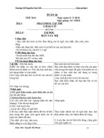 Giáo án lớp 1- tuần 26