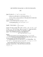 de luyen thi dai hoc theo buoi