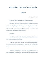 BÀI GIẢNG UNG THƯ TUYẾN GIÁP (Kỳ 2) pot