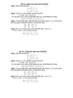 đề kiểm tra học sinh giỏi 10