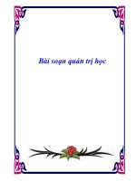 Bài soạn quản trị học pps