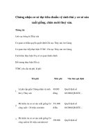 Chứng nhận cơ sở đạt tiêu chuẩn vệ sinh thú y cơ sở sản xuất giống, chăn nuôi thuỷ sản. pptx