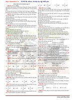 142 Câu Trắc nghiệm Cơ học vật rắn - Phan Đức pdf