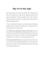 Dạy trẻ tư duy logic ppsx