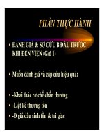 Sơ cứu và cấp cứu chấn thương trước khi đến viện (Phần 2) pot