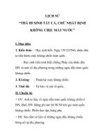 LỊCH SỬ “THÀ HI SINH TẤT CẢ, CHỨ NHẤT ĐỊNH KHÔNG CHỊU MẤT NƯỚC” pot