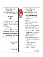 HỐ SƠ ĐH CHI DOÀN-THAN-BA TƠ