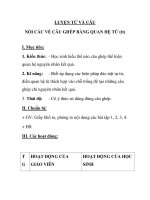 LUYỆN TỪ VÀ CÂU NỐI CÁC VẾ CÂU GHÉP BẰNG QUAN HỆ TỪ (tt) pot