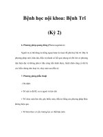 Bệnh học nội khoa: Bệnh Trĩ (Kỳ 2) pps