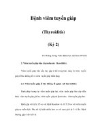 Bệnh viêm tuyến giáp (Thyroiditis) (Kỳ 2) pptx