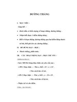 Giáo án Toán lớp 2 - ĐƯỜNG THẲNG pot