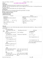 Tiết 90. PHÉP CHIA PHÂN SỐ