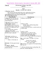 Giao an tuan 28 - hai buoi - chuan KTKN