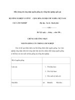 Mẫu chứng chỉ công nhận nguồn giống cây trồng lâm nghiệp quốc gia pdf