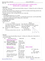 Tiết 50. Quan hệ giữa đường ...(tiếp)