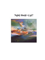 Nghệ thuật vị gì? pps