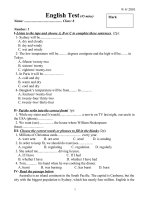 TEST 4 English 8 ( No 1)