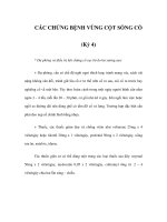 CÁC CHỨNG BỆNH VÙNG CỘT SỐNG CỔ (Kỳ 4) pps