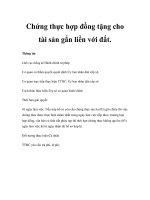 Chứng thực hợp đồng tặng cho tài sản gắn liền với đất pot