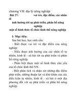 Địa lý lớp 10 Bài 27 docx