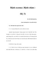 Bệnh eczema ( Bệnh chàm ) (Kỳ 3) docx