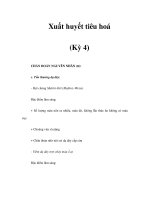 Xuất huyết tiêu hoá (Kỳ 4) docx