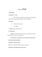 Giáo án Hoá học lớp 9 - CLO pptx