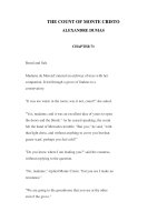 LUYỆN ĐỌC TIẾNG ANH QUA CÁC TÁC PHẨM VĂN HỌC -THE COUNT OF MONTE CRISTO ALEXANDRE DUMAS CHAPTER 71 pps