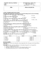 Bài kiểm tra số 3 - hóa 9