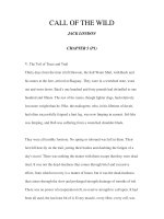 LUYỆN ĐỌC TIẾNG ANH QUA CÁC TÁC PHẨM VĂN HỌC –CALL OF THE WILD JACK LONDON CHAPTER 5 (P1) docx