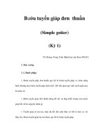 Bướu tuyến giáp đơn thuần (Simple goiter) (Kỳ 1) ppt