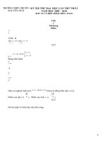 Thi thử chuyên Nguyễn Huệ_ĐA