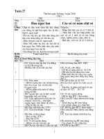 Giao an Lop ghep 1+ 3 ( T 27 - 28)