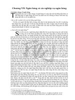 Đề cương bài giảng môn Lý thuyết tài chính Chương 7 pptx