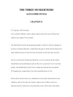 LUYỆN ĐỌC ANH NGỮ QUA CÁC TÁC PHẨM VĂN HỌC-THE THREE MUSKERTEERS ALEXANDRE DUMAS CHAPTER 52 pptx