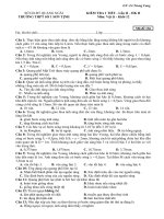 Đề kiểm tra chung chương sóng-hạt ánh sáng