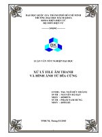 xử lý file âm thanh và hình ảnh từ đĩa cứng