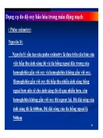 Oxy liệu pháp trong điều trị viêm phổi do virus (Phần 6) ppt