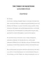 LUYỆN ĐỌC ANH NGỮ QUA CÁC TÁC PHẨM VĂN HỌC-THE THREE MUSKERTEERS ALEXANDRE DUMAS CHAPTER 60 pptx
