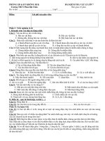 KT 45'''' TUẦN 27(CÓ MA TRẬN-ĐÁP ÁN)