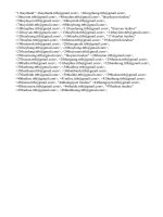 Địa chỉ Gmail các trường TH huyện Thái Thụy