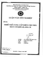 Thiết kế cung cấp điện cho nhà máy cơ khí Lilama18