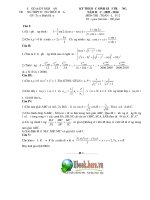 Đề Thi Học Sinh Giỏi Toán - THPT Đặng Thúc Hứa - Nghệ An [2009 - 2010] doc
