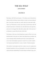 LUYỆN ĐỌC TIẾNG ANH QUA CÁC TÁC PHẨM VĂN HỌC –THE SEA WOLF JACK LONDON CHAPTER 10 ppsx