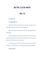 BƯỚU GIÁP ĐƠN (Kỳ 3) pptx