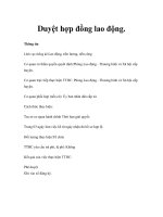 Duyệt hợp đồng lao động. ppt