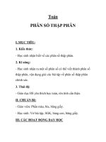 Toán Phân số thập phân potx