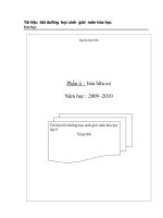 Tài liệu bồi dưỡng học sinh giỏi môn hóa học lớp 9 docx