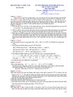 đề thi thử quốc gia